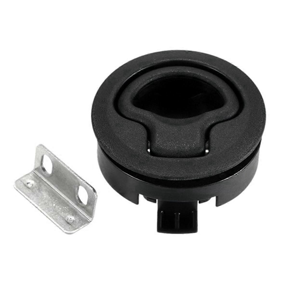 4Pcs/Set Round Pull Latch Lock Hardware for RV Yacht Boat Deck Hatch