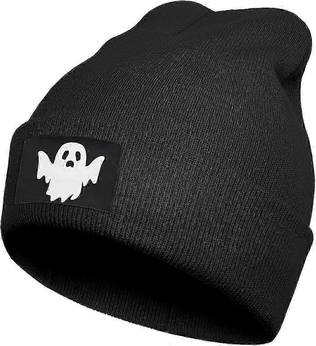 Halloween Ghost Embroidered Cold Hat Versatile Casual Hat Knitted Hat