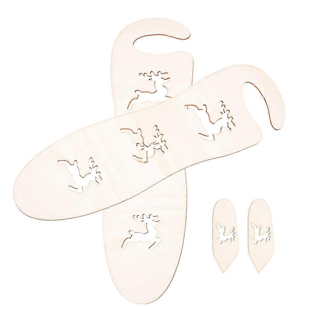 8 Pcs Crochet Gloves Display Molds Rectangular Blockers for Handicraft DIY Knitting Accessories Beige