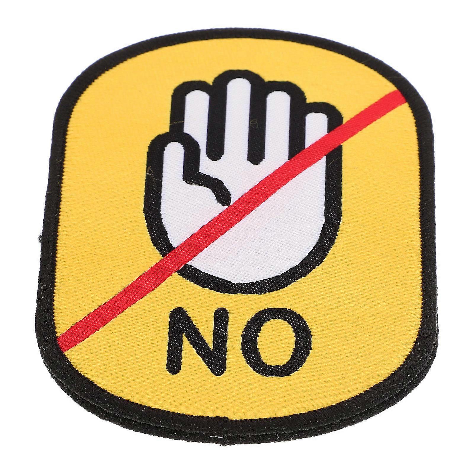 Tape Do Not Touch Social Logo Identification Label for Pet Leash Warning Stickers