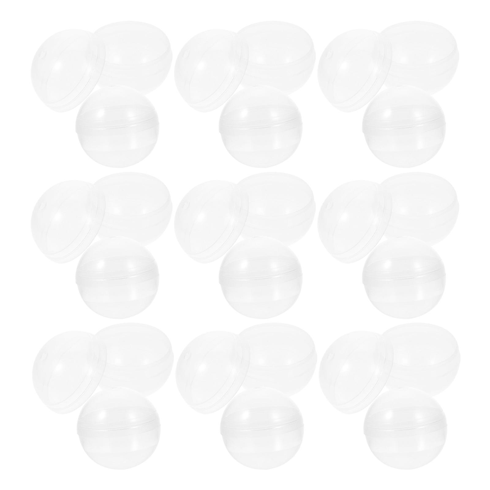 Vending Machine Transparent Capsules Plastic Round Capsules for Prize 150Pcs