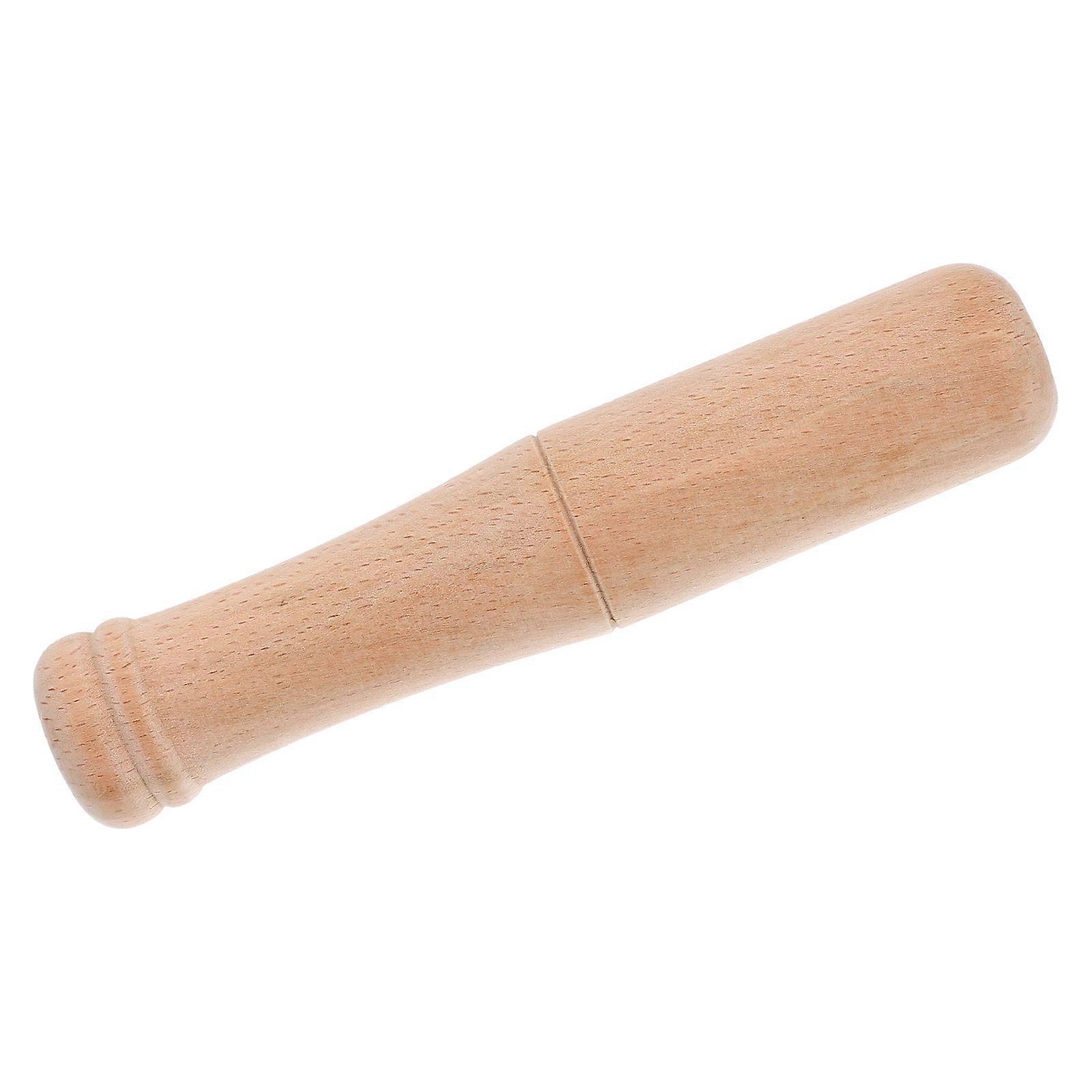 Garlic Tool Wooden Pestle for Kitchen 3Pcs Compact Grinding Tool
