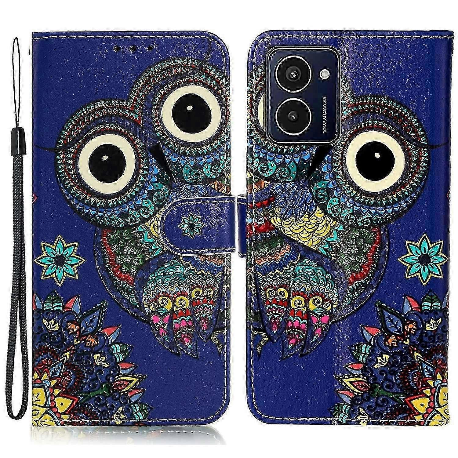 For HMD Pulse Pro Case with Card Holder Pattern Leather Phone Cover