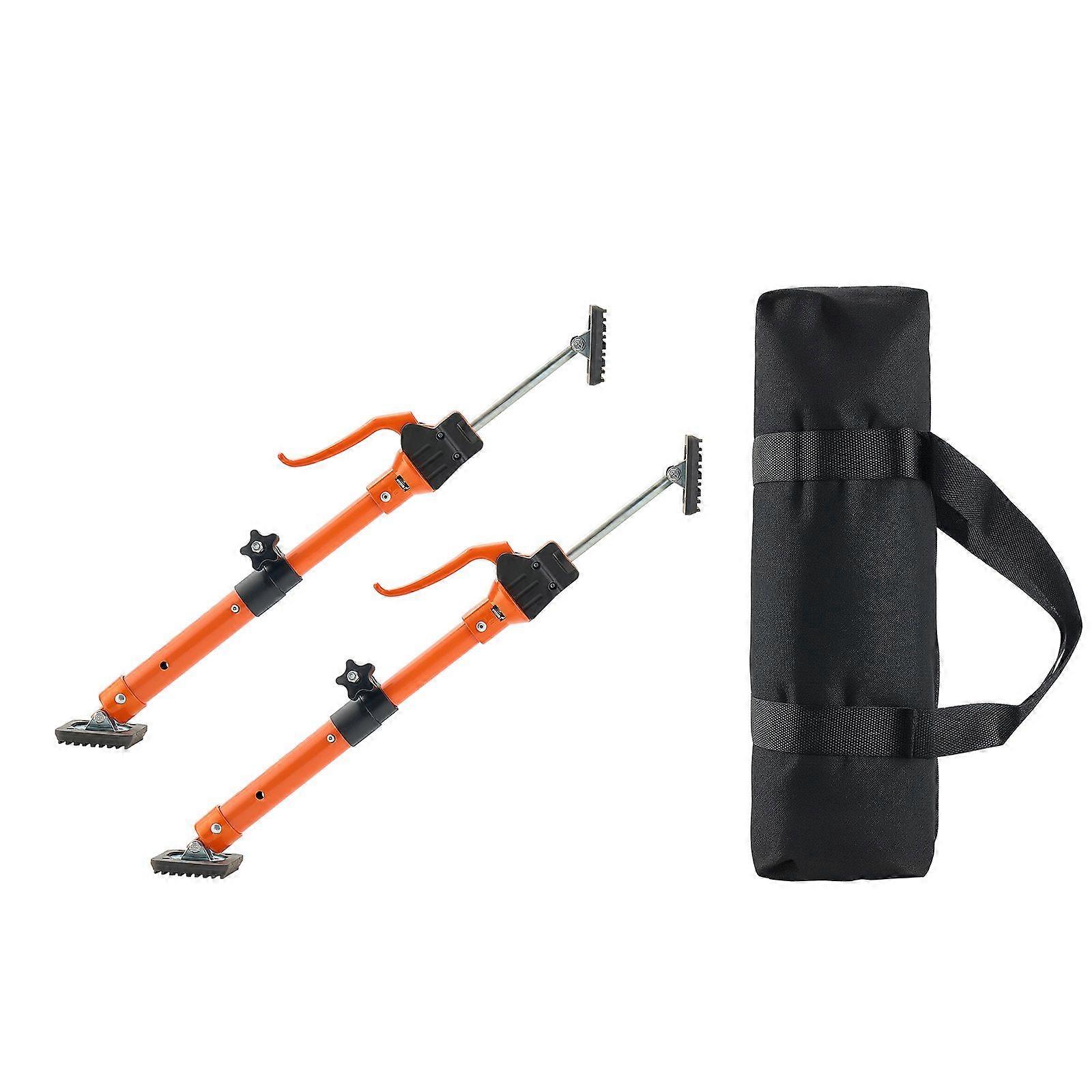Cabinet Jack Support Pole, 2-Pack, 40-60 cm Steel Telescopic Support Rod, Adjustable 3rd Hand System up to 100 kg Capacity