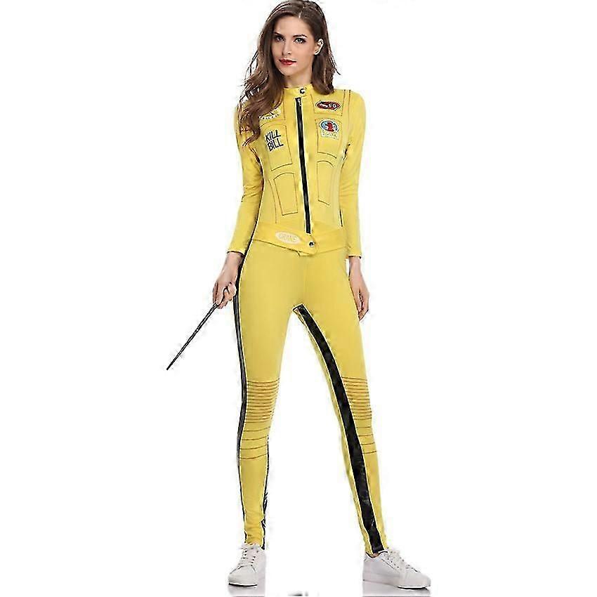 Kill Bill, la fiancée de Kill Bill, combinaison jaune, costume de cosplay - Yvan