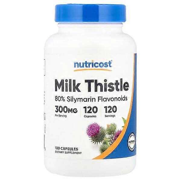 Nutricost, Milk Thistle, 300 mg, 120 Capsules