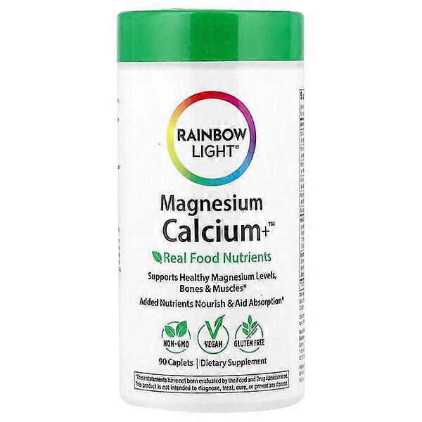 Rainbow Light, Magnesium Calcium+ , 90 Caplets