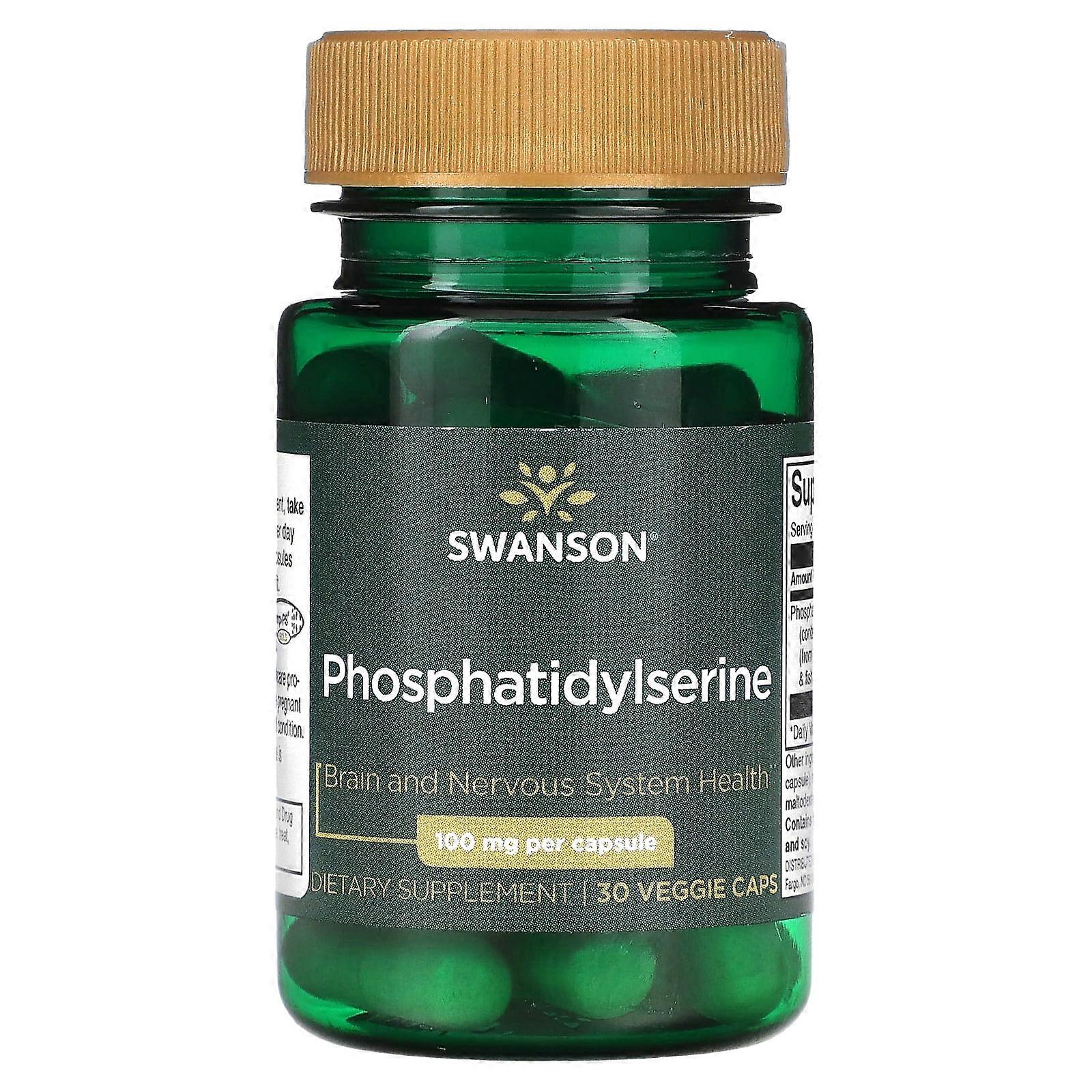 Phosphatidylserine, 100 mg, 30 Veggie Caps