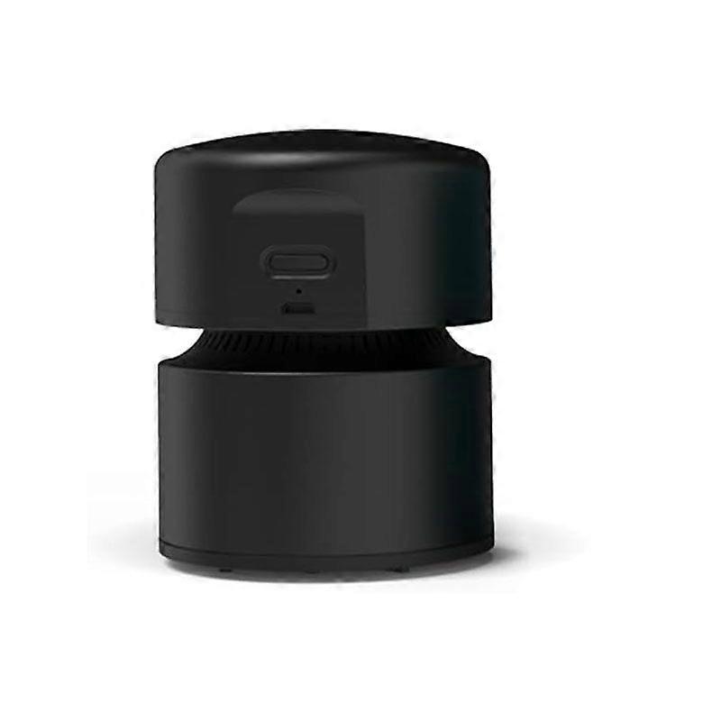 Desktop Vacuum Cleaner, Mini Desktop Duster Energy Saving with Auto Power Off, 360 Rotatable Design for Keyboard/Home/Office (Black)