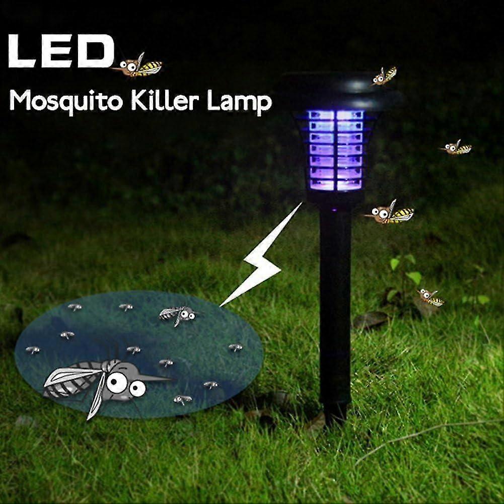 solar powered outdoor insect killer bug zapper for mosquitoes