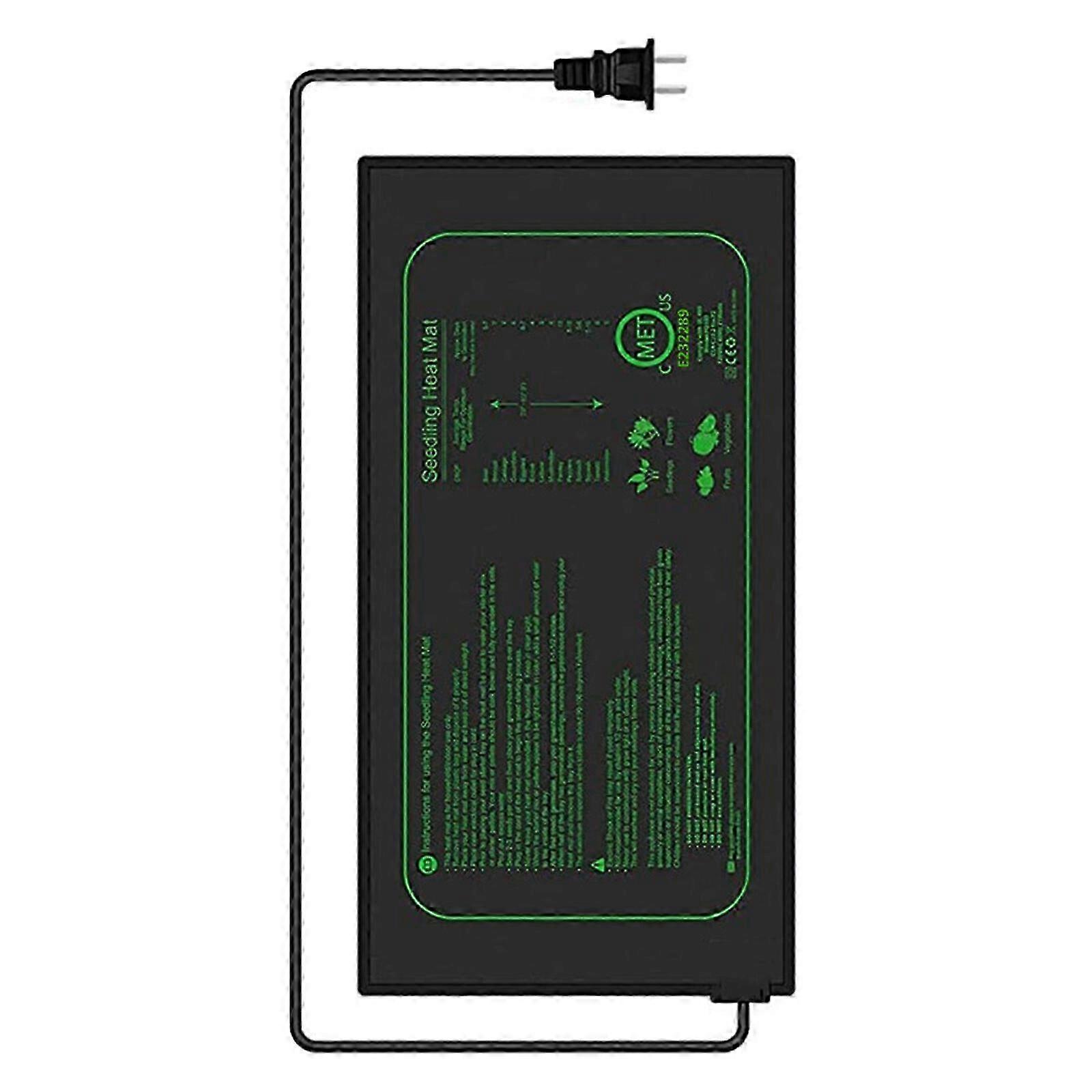 Tapis de chaleur de semis Plant Germination germination Propagation Starter Coussin chauffant chaud Nouveau 25-26s