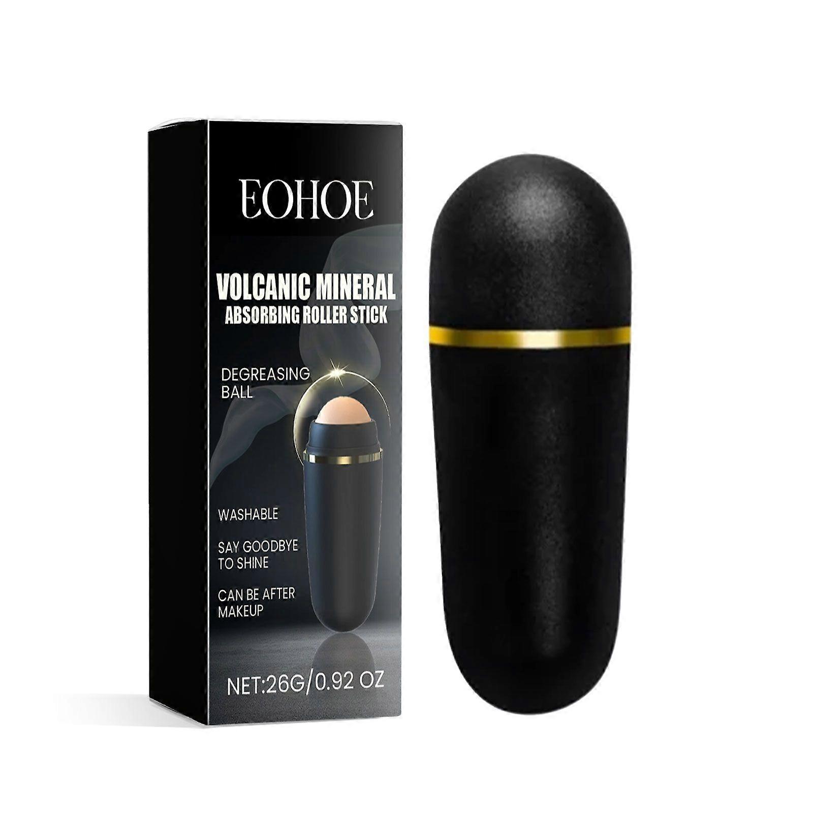EOHOE Volcanic Mineral Absorbing Roller Stick, Body Odor Smell Fade Body Pigmentation Portable Accusing Oil
