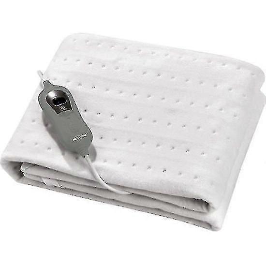 Bed Warmer 80 X 150 Cm. Knob With 3 Heat Levels, Automatic Shut-off 180 Minutes, White Color