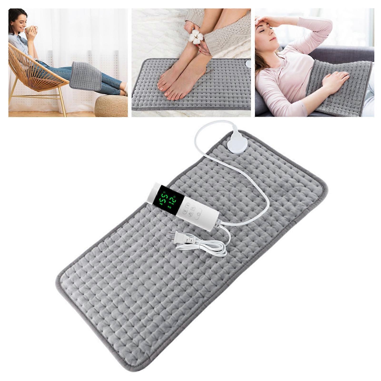 Heating Pad Small Multifunctional Electric Heated Blanket Digital Display 12 Level Timing 