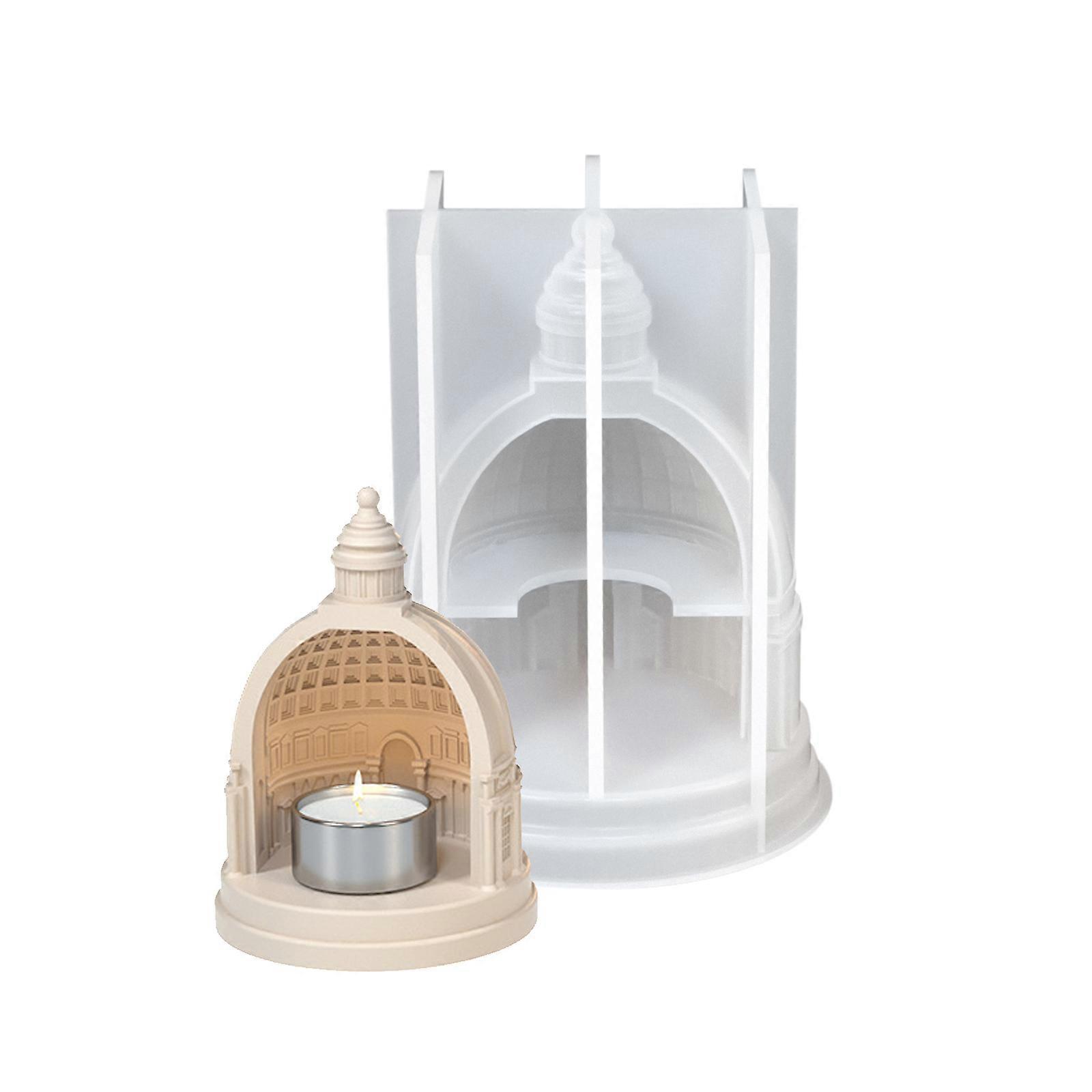 ユニークな城の形をしたキャンドルと家の装飾を多色にするための柔軟で頑丈なシリコーンモールドファッションアクセサリー