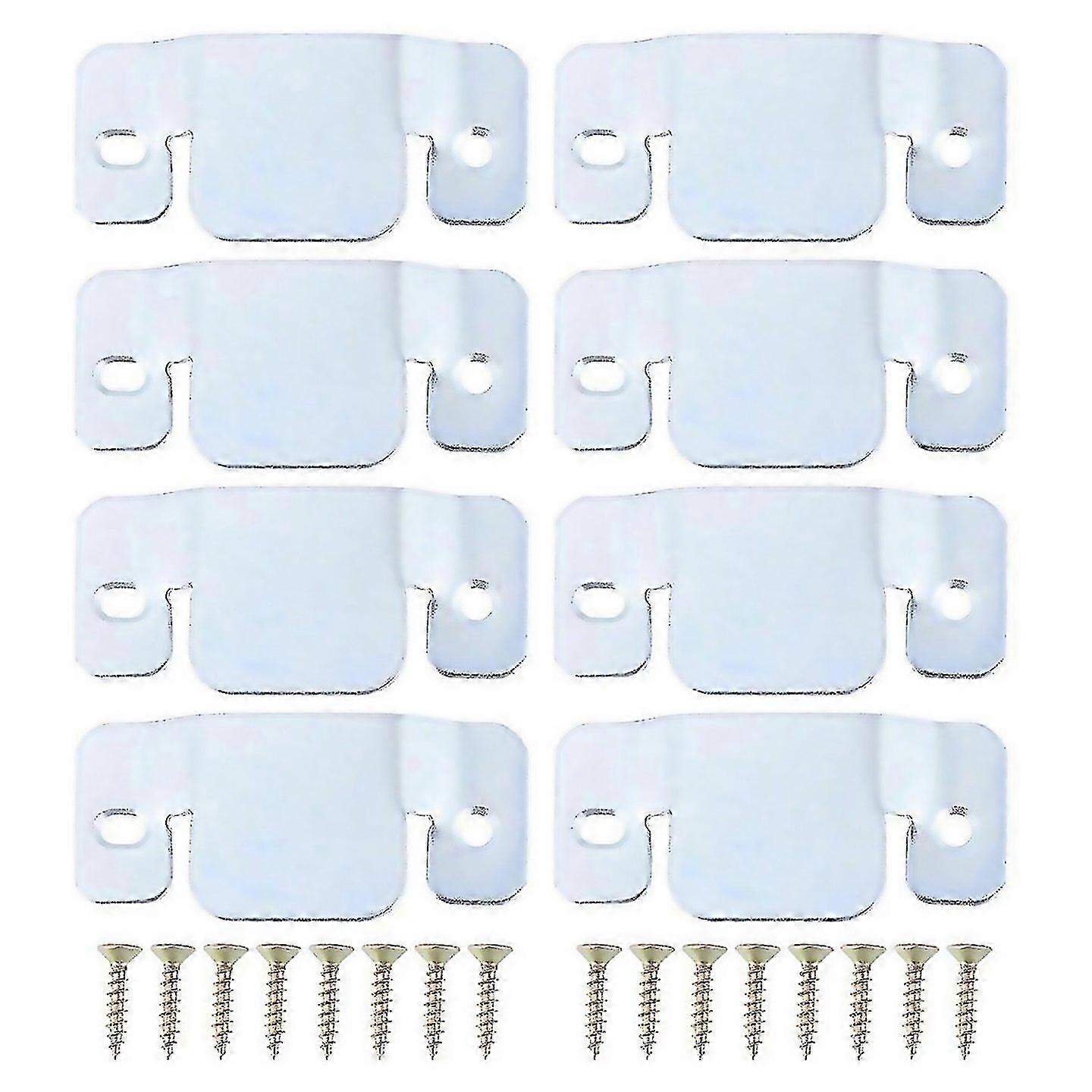 For 8pcs Universal Sectional Sofa Interlocking Furniture Connector With 16pcs Screws