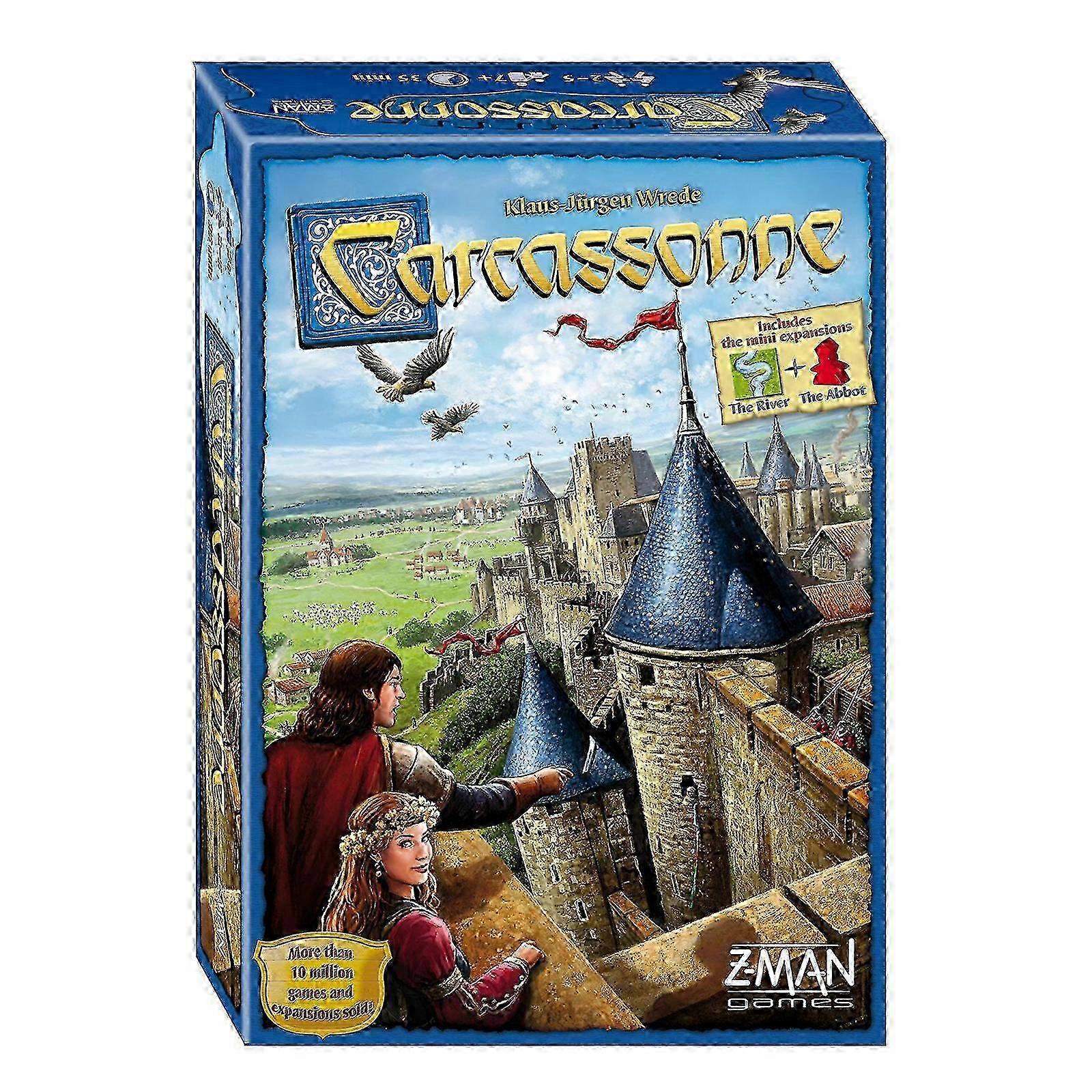 Carcassonne New Edition Board Game by Z-Man Game New Sealed 2-5 Player