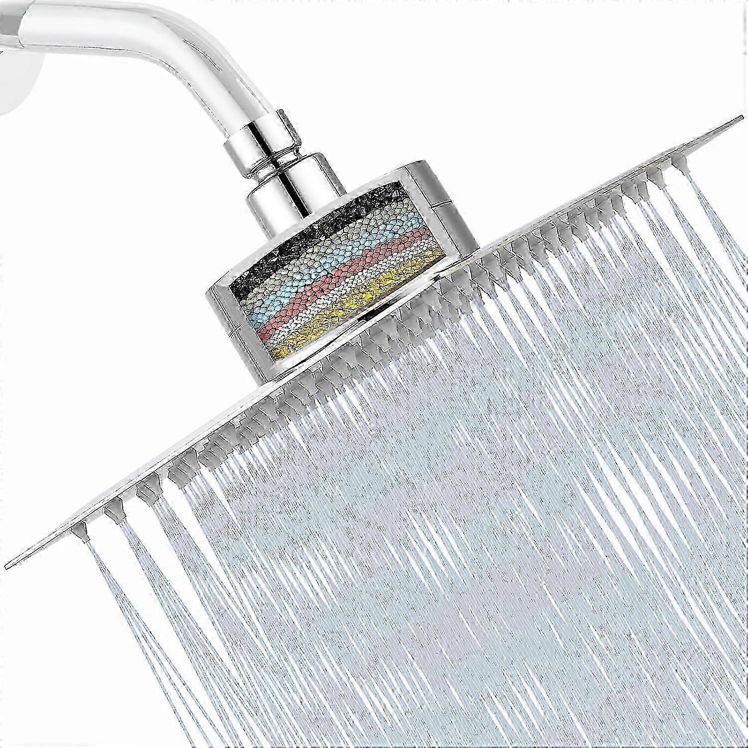 Filtered Shower Head, High Pressure Showerhead With Filter For Hard Water Remove Chlorine And Harmfu