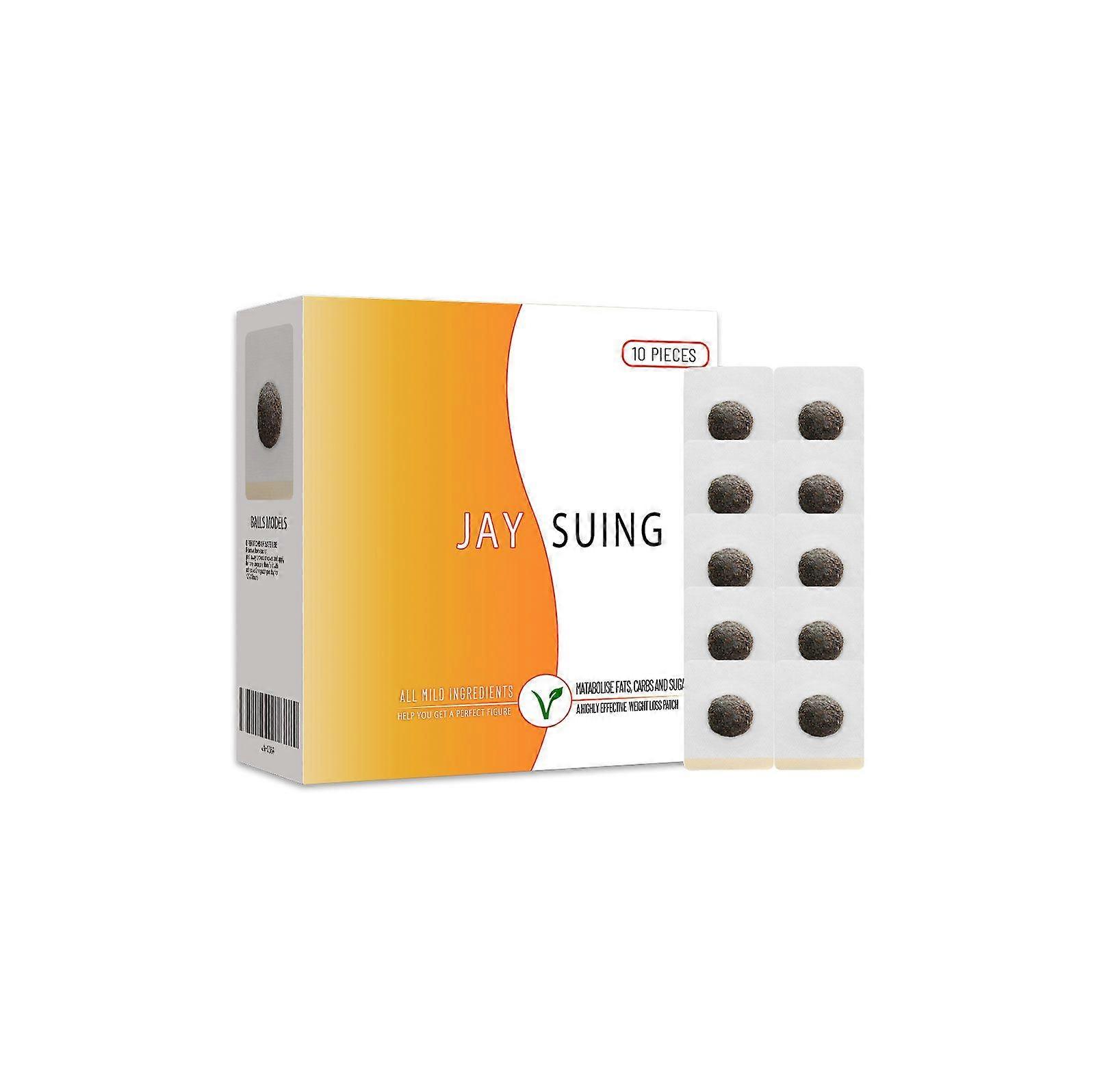 Jaysuing Meatball Navel Patch (10pcs) Lazy Person Body Shaping Navel Pill Firming And Slimming Thigh Flesh Navel Patch