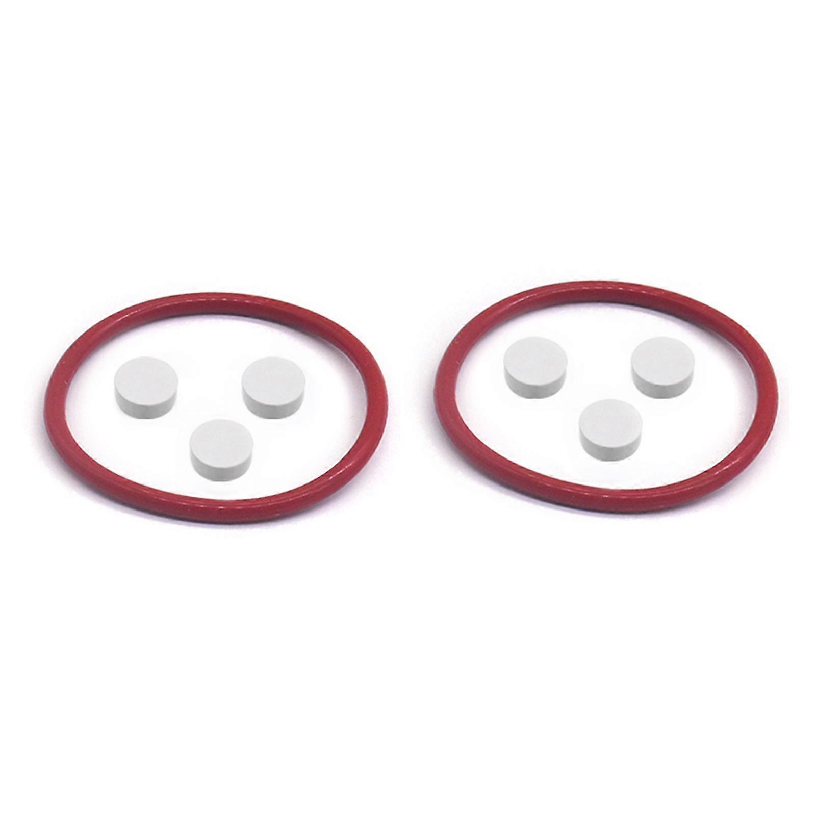 Universal Rubber Sealing Circle Set for Nab Hub Adapter Overhaul Kits Portable Sound Speakers and Accessories  White