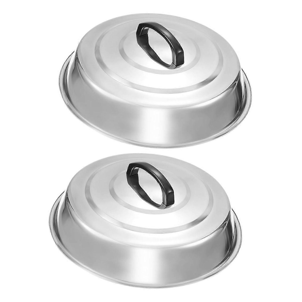 Stainless Steel Thicken Lid 2 Pack For Pan Cover Handle Replacement Compatible With Pans Set