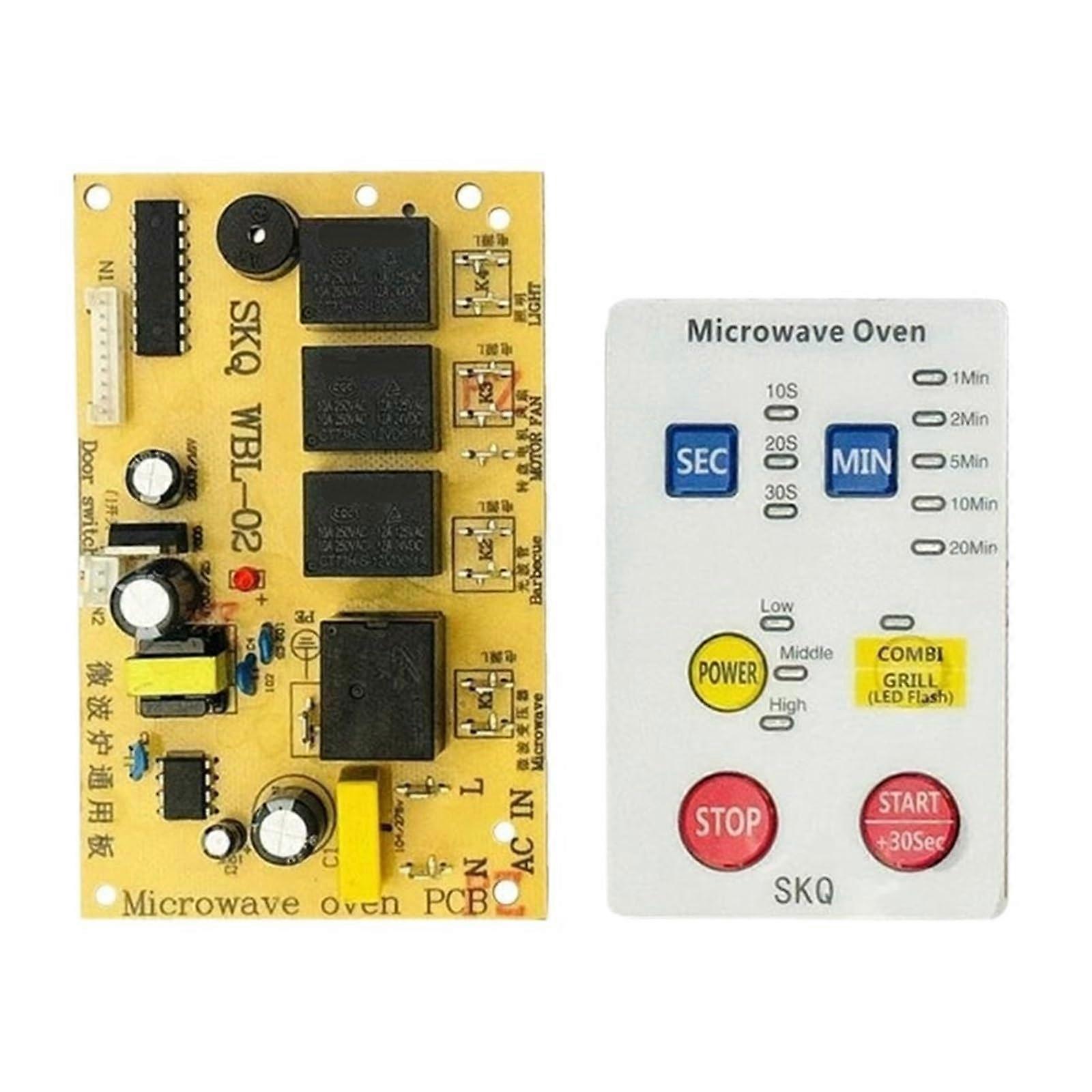 Microwave Oven Control Board Replacement Panel Universal Computer Motherboard for