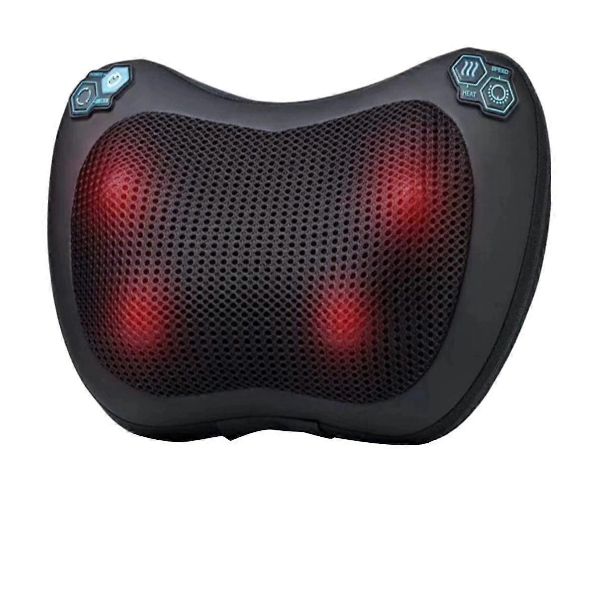 Neck Massager with Heat 8 Deep Tissue Kneading Nodes 3 Speeds EU Plug