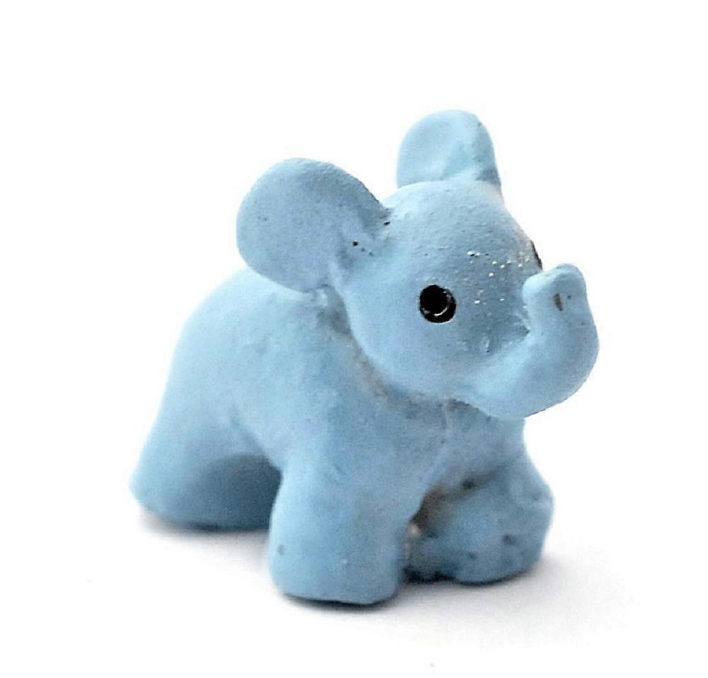 دمى البيت الأزرق الفيل حضانة زخرفة دمية متجر ملحق 1:12 مقياس