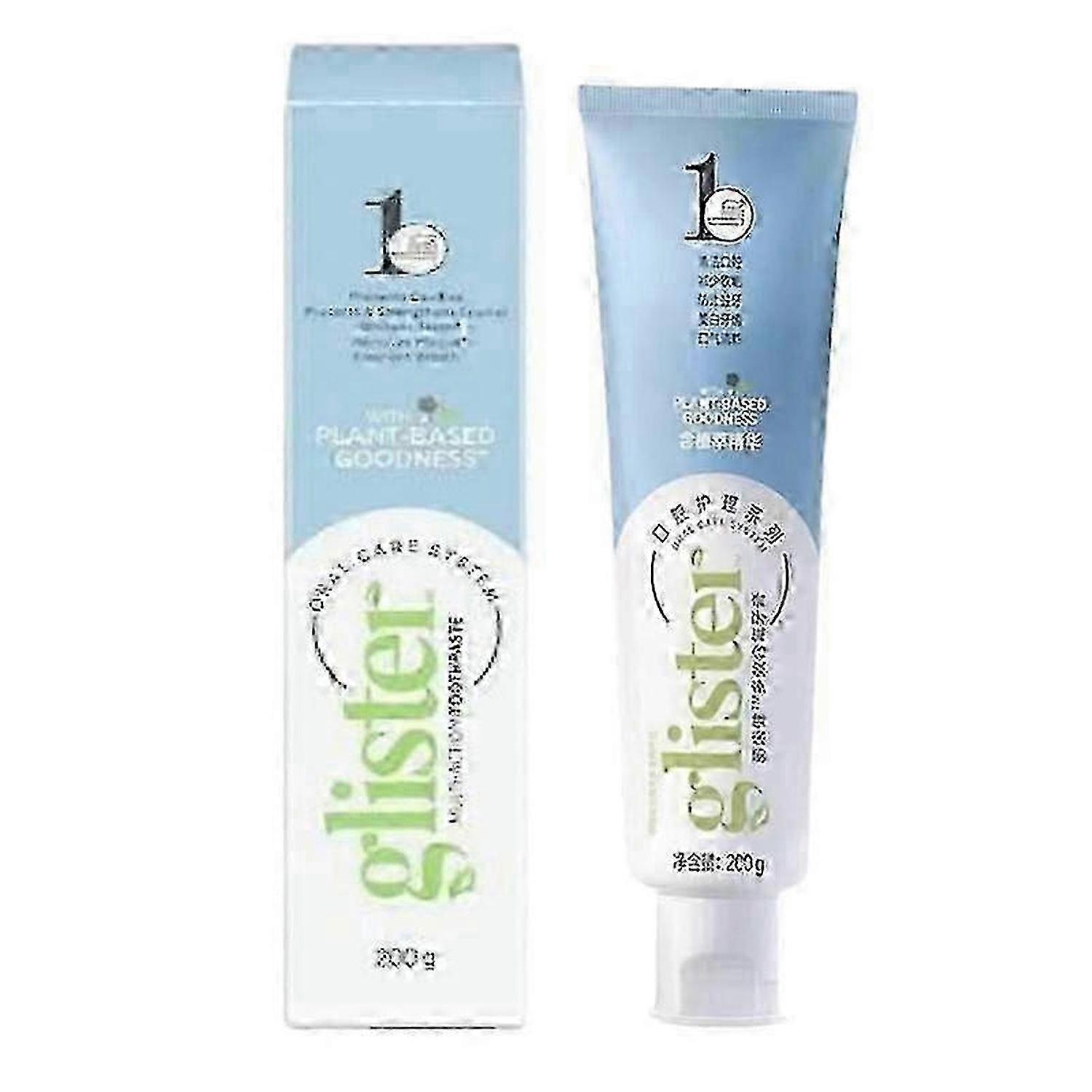 GLISTER Multi-Action Flouride Toothbide 200g, Clarear os Dentes, Remover Manchas da Amway