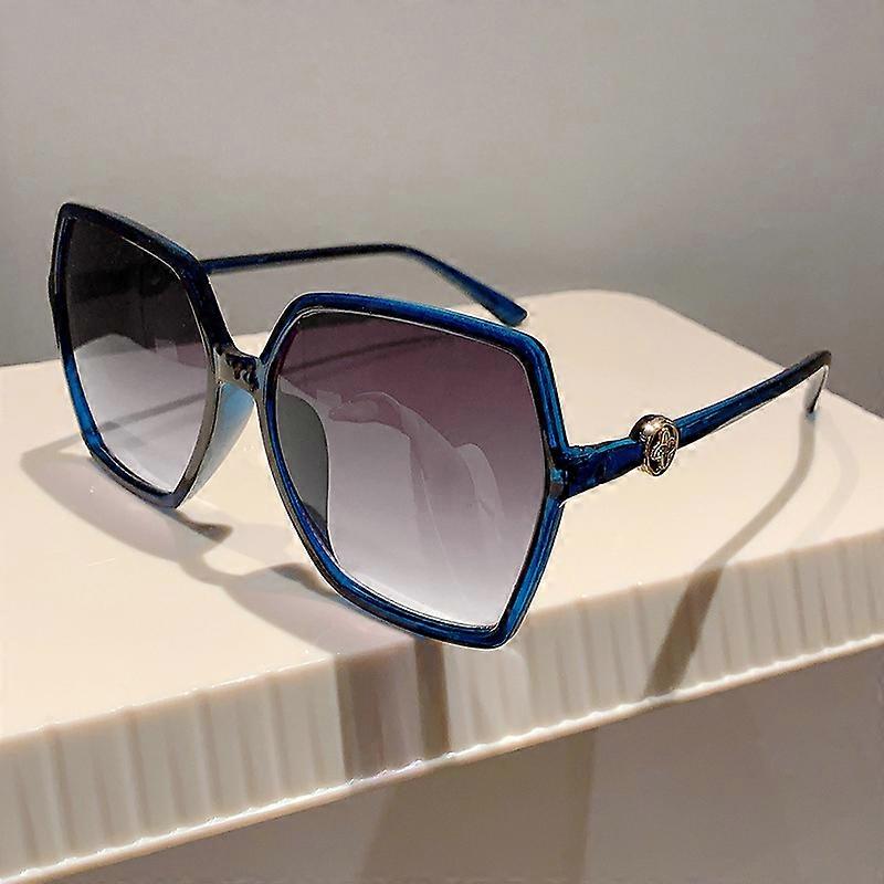 Women's sunglasses, oversized frames, sophisticated, flattering for round faces, slimming, simple and stylish, perfect for travel and street