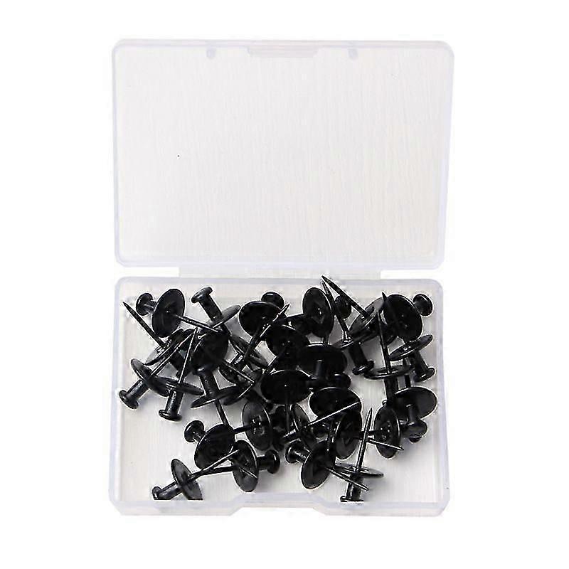 20 Pcs Decorative Double Head Picture Hooks - Black,KoleZy