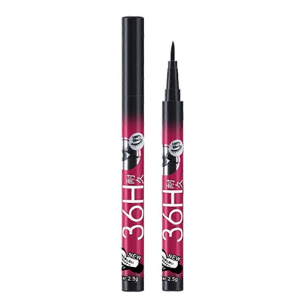 36H Waterproof Liquid Eyeliner Long Lasting Quick Drying Smudge Proof Fine Tip For Sensitive And Oily Skin