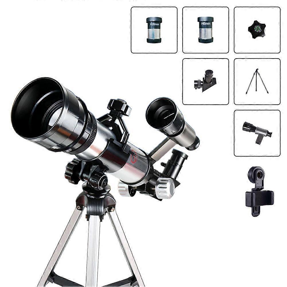 Portable Telescope For Kids Beginners High Definition Optics For Astronomy Travel With Tripod Backpack Easy Setup