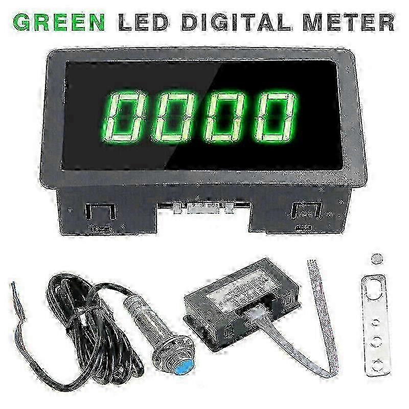 2025 4 Digital LED Tachometer Tachometer Tachometer + Hall Closer DE