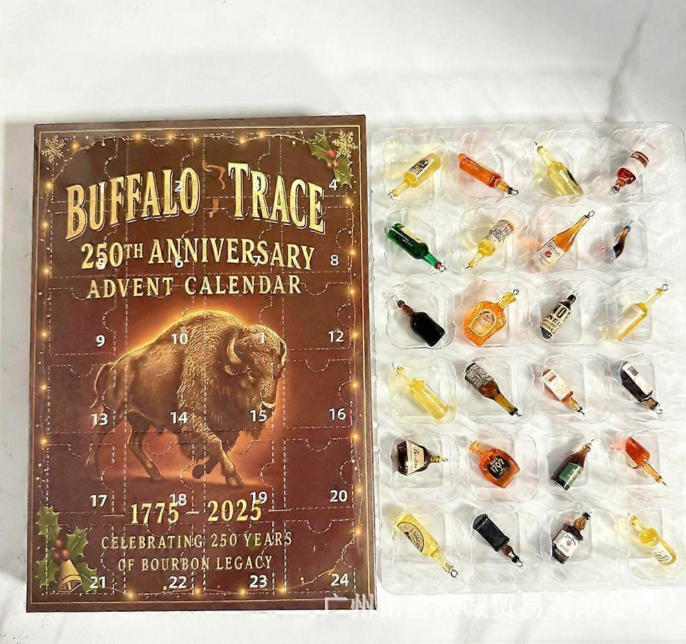 2025 Beer Advent Calendar, Christmas Advent Calendar, Whisky Advent, Christmas B-Series Buffalo Trace Whisky 250 Series Blind Box 3D