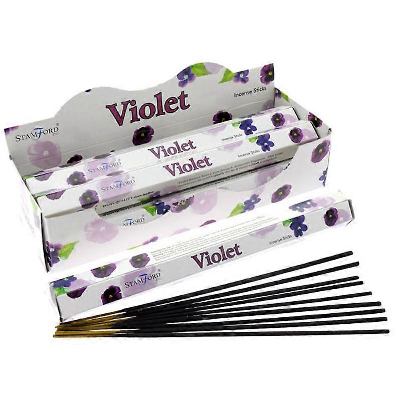 Stamford Hex Incense Sticks - Violet 6 Pack