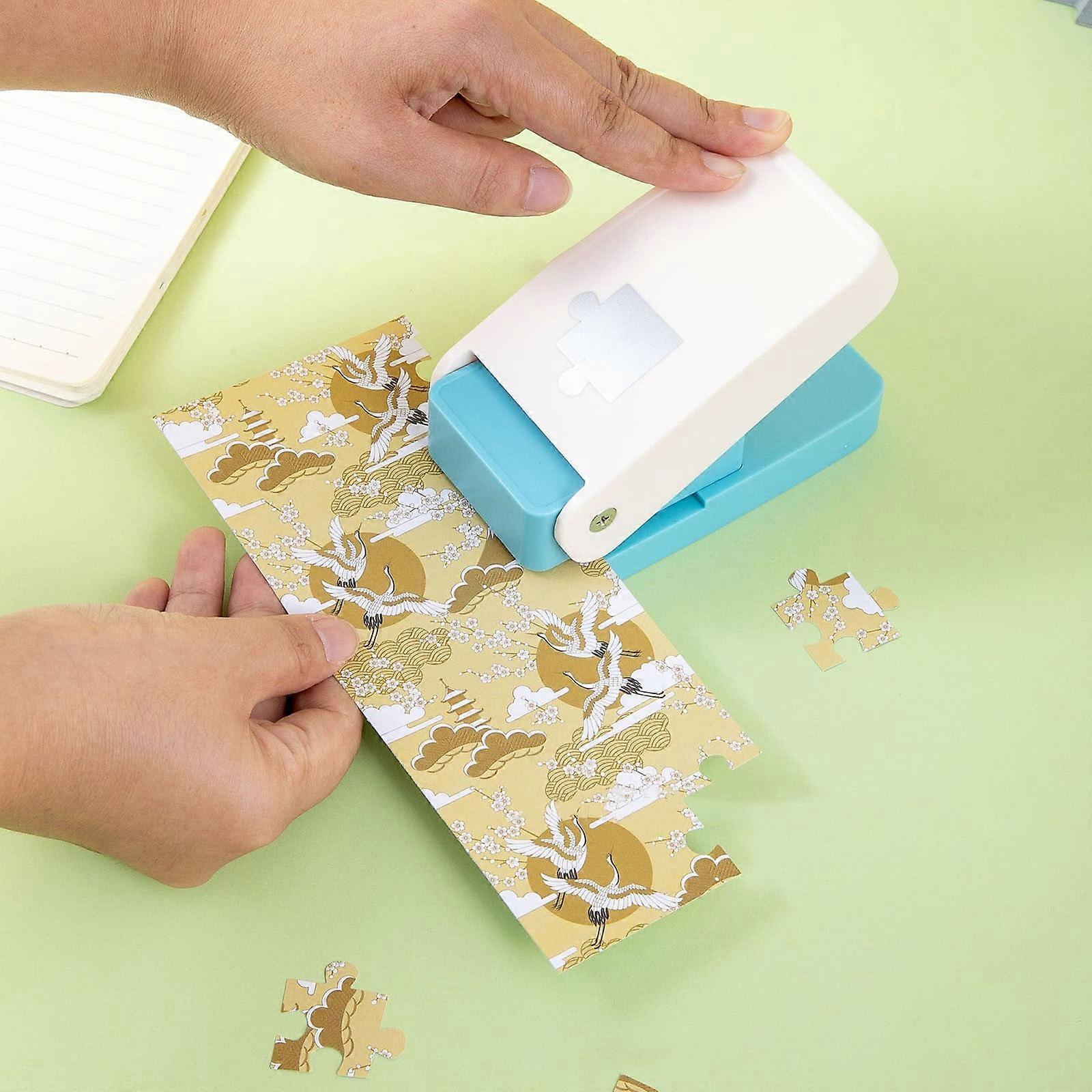 YiFudd Tab Punch Loose Leaf Separator Label Punch Paper Punch For Planner Inserts Flat Tab