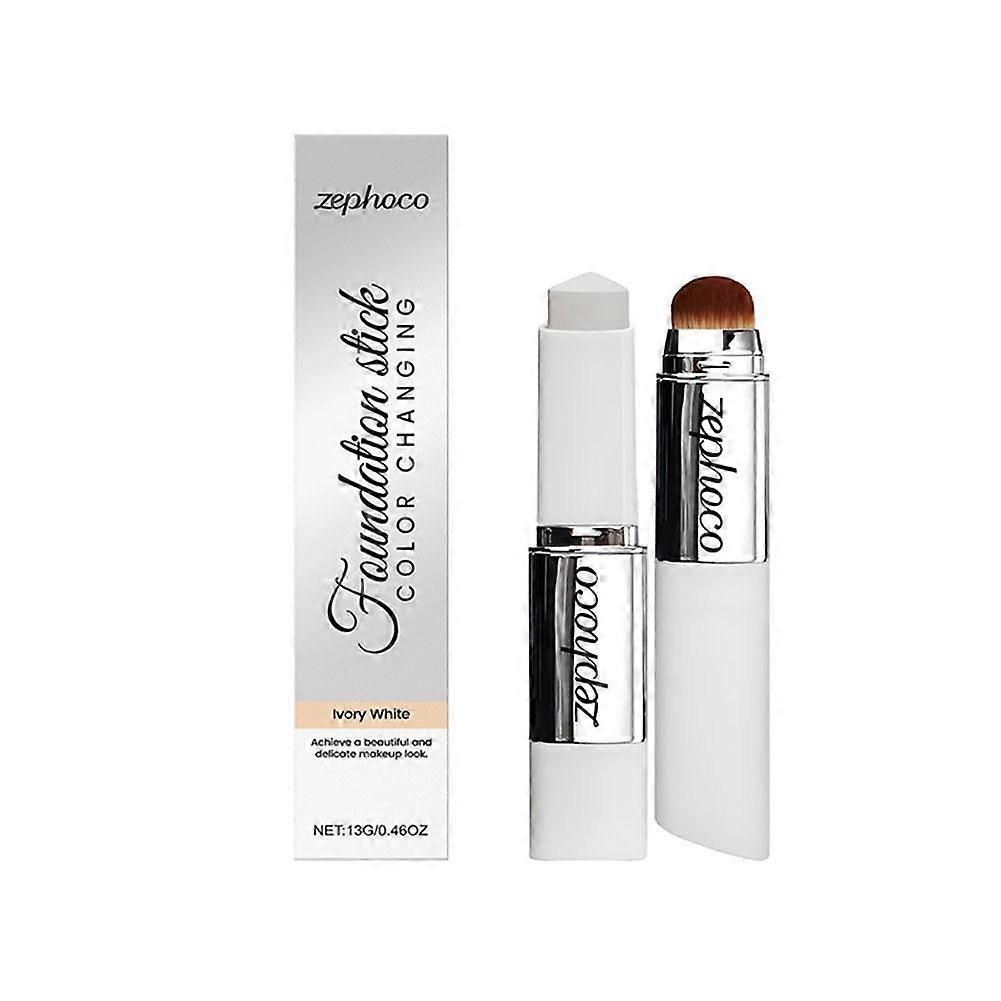 ZEPHOCO Color-Changing Foundation Stick Long-lasting Moisturizing Hydrating Lightweight Matte Refreshing Base Makeup