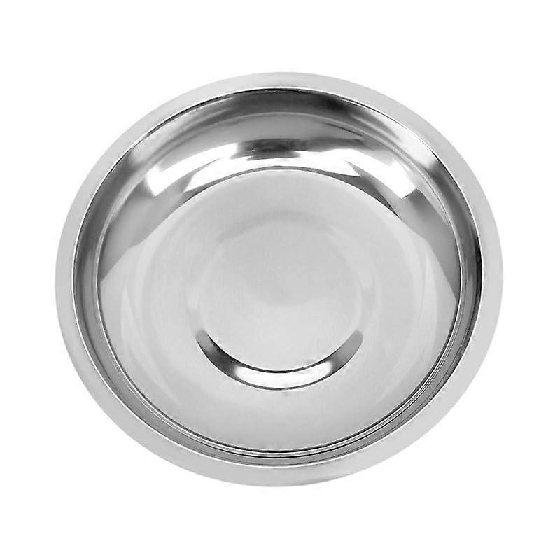 4pcs Stainless Steel Dipping Bowls and Appetizer Serving Plates, Rust Resistant Deep Wide Design