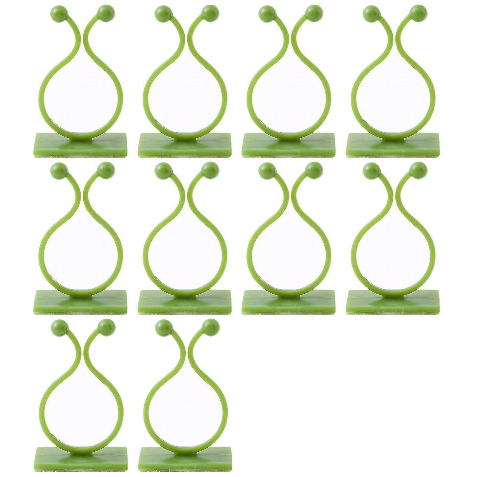 Wall Mounted Plant Holder No Drill Self Adhesive Pothos Hanger for Space Saving Indoor Display Large Green