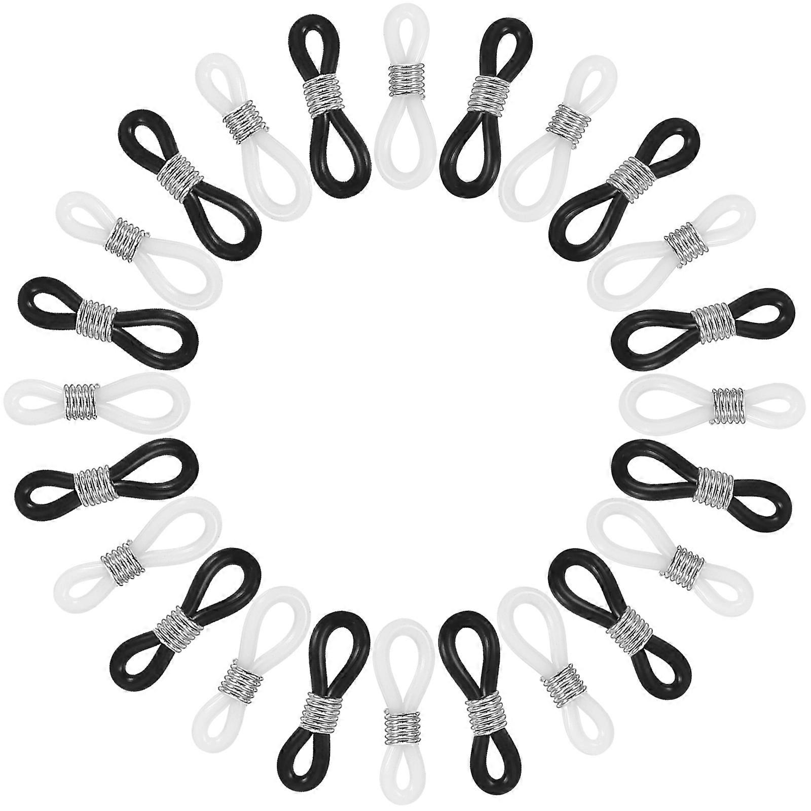 Silicone Eyeglass Chain Ends for Glasses Reliable Grip 100Pcs Kit