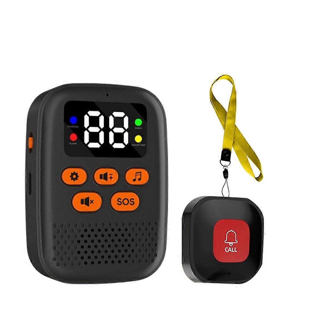 Wireless SOS Call Button for Elderly Black
