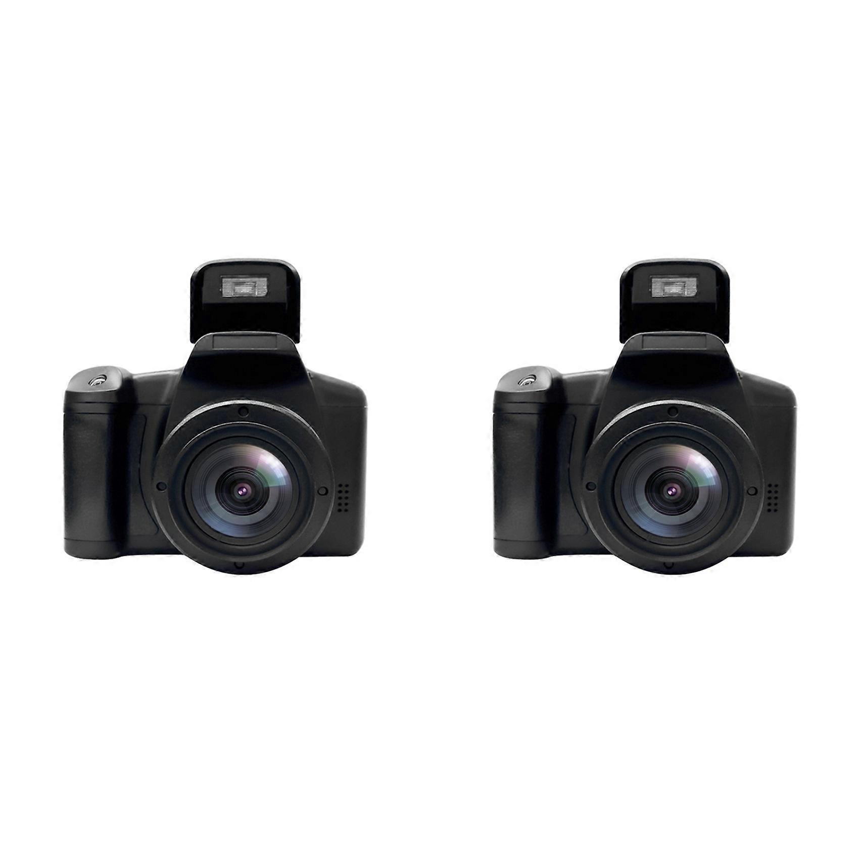 2pcs Photography Camera SLR Digital Camcorder Portable Handheld 16X Digital Zoom 16MP HD Output Selfie Camera