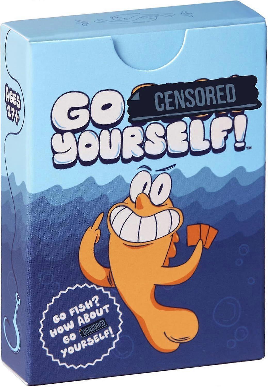 Go F Yourself!  The Grown Up Go Fish Card Game You've Always Wanted | Hilarious Party Game for Grown Ups, 2+ Players | 52 Cards, 13 Unique Pairs Editi