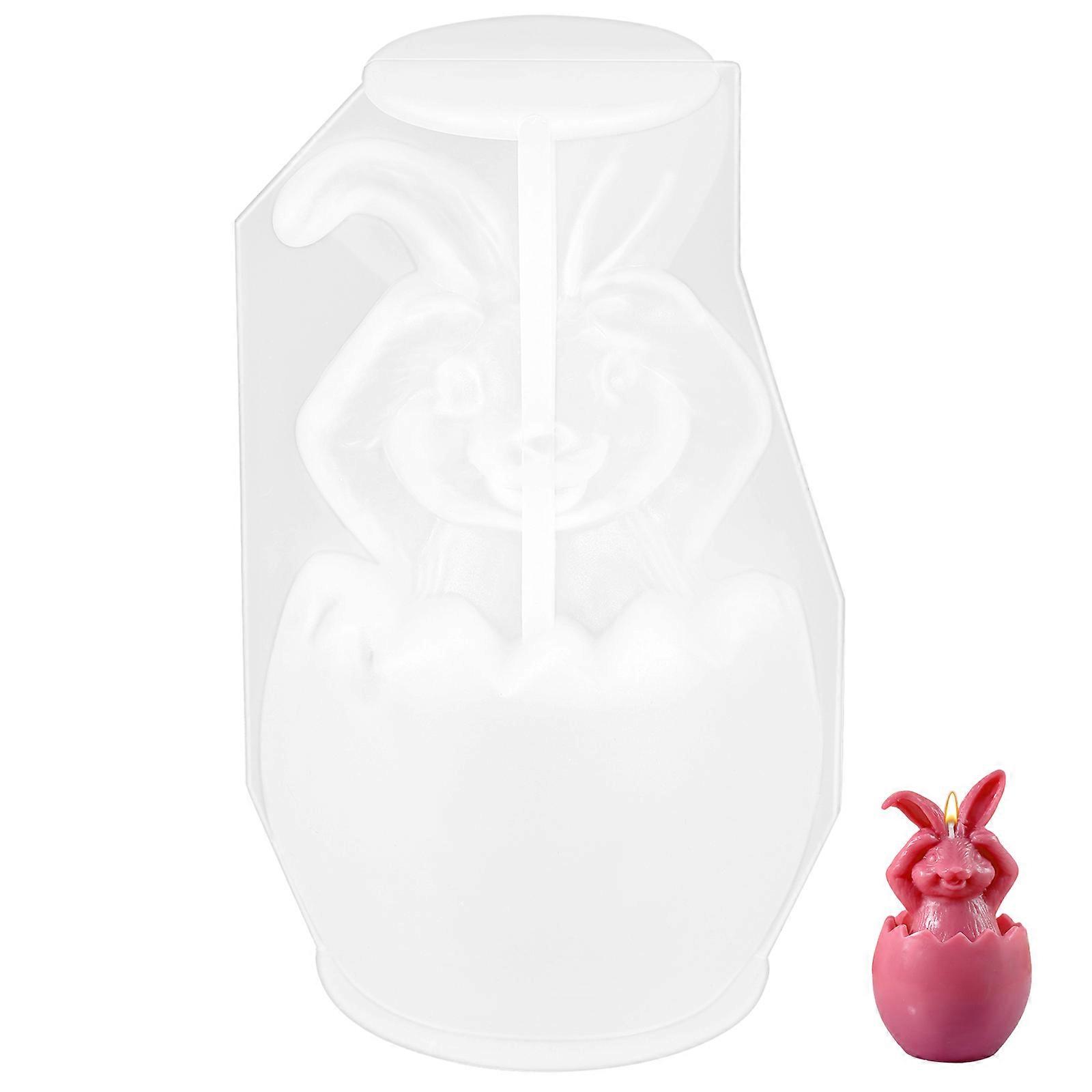 Easter Silicone Mold Bunny Egg Mold for Candle Craft