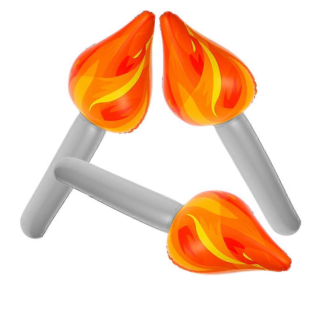 3pcs Inflatable Artificial Torch Fun Toy for Cosplay and Stage Performance