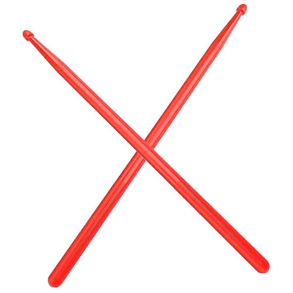 Percussion Drum Sticks Drum Sticks for Stage 1Pair Nylon Red Material