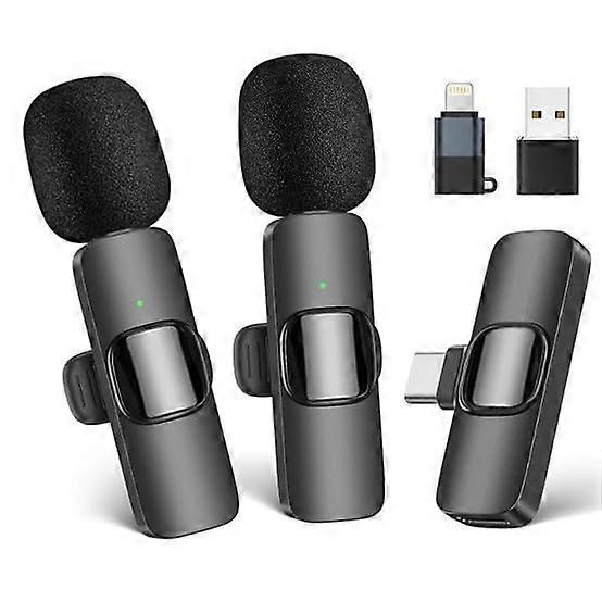 Lavalier Microphone TypeC/Lightning USB Interface For iOS And Android Phones And Computers Noise Reduction