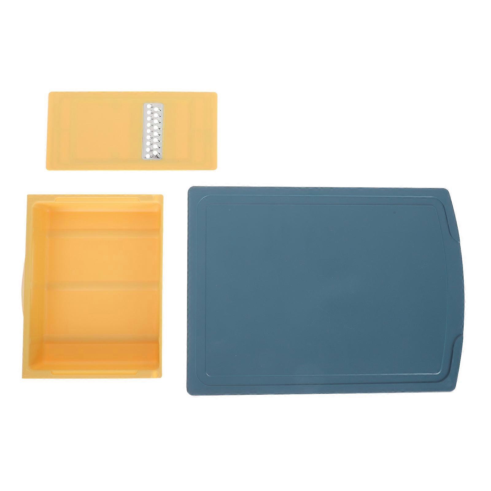 Drawer Type Chopping Board with Storage Plate for Household Use