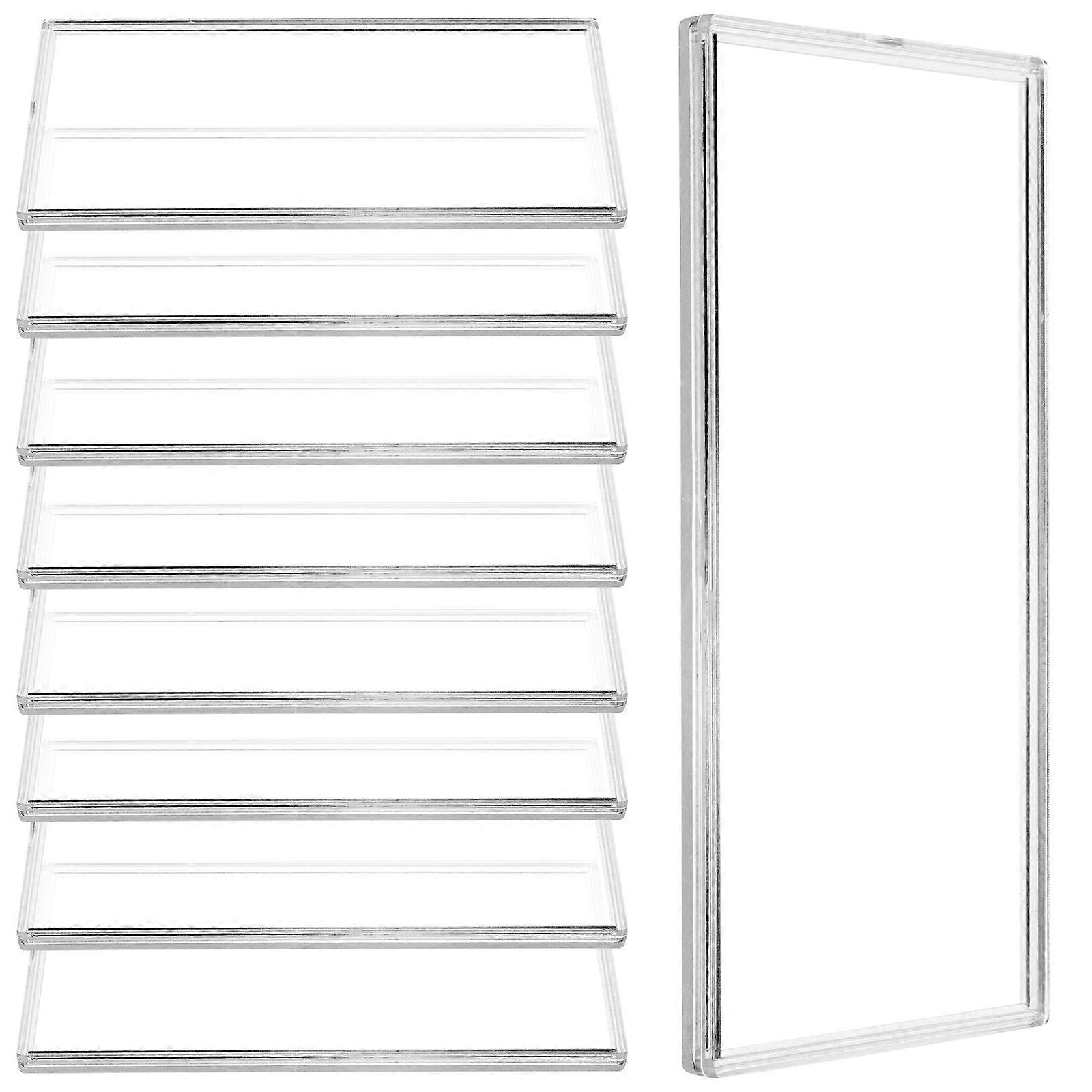 10Pcs Transparent Banknotes Case for Organized Money Storage